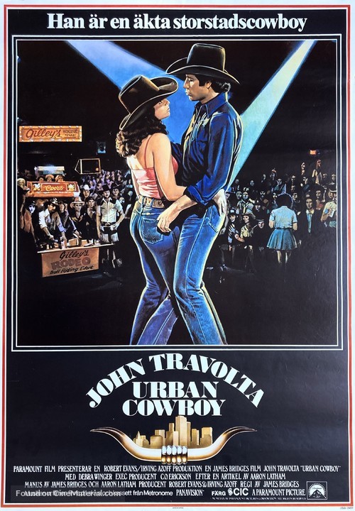 Urban Cowboy - Swedish Movie Poster