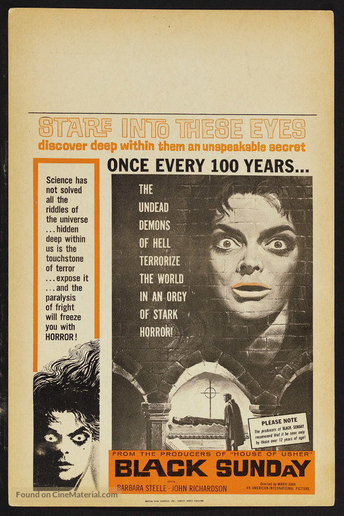 La maschera del demonio - Movie Poster