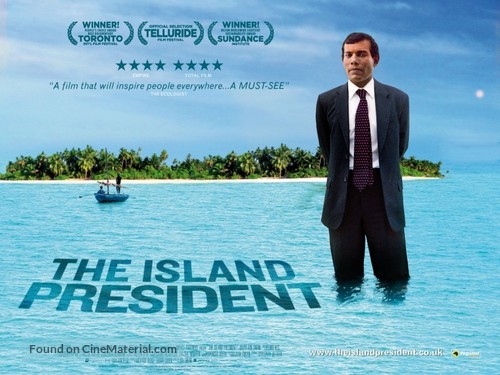 The Island President - British Movie Poster