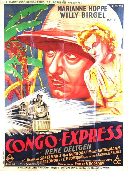 Kongo-Express - French Movie Poster