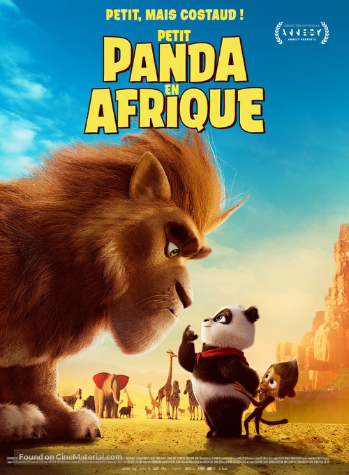 Panda Bear in Africa - French Movie Poster