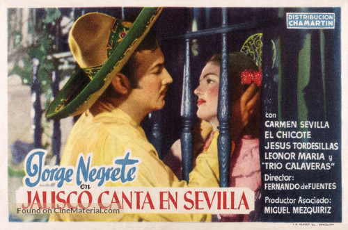 Jalisco canta en Sevilla - Spanish Movie Poster