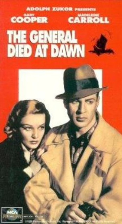 The General Died at Dawn - VHS movie cover