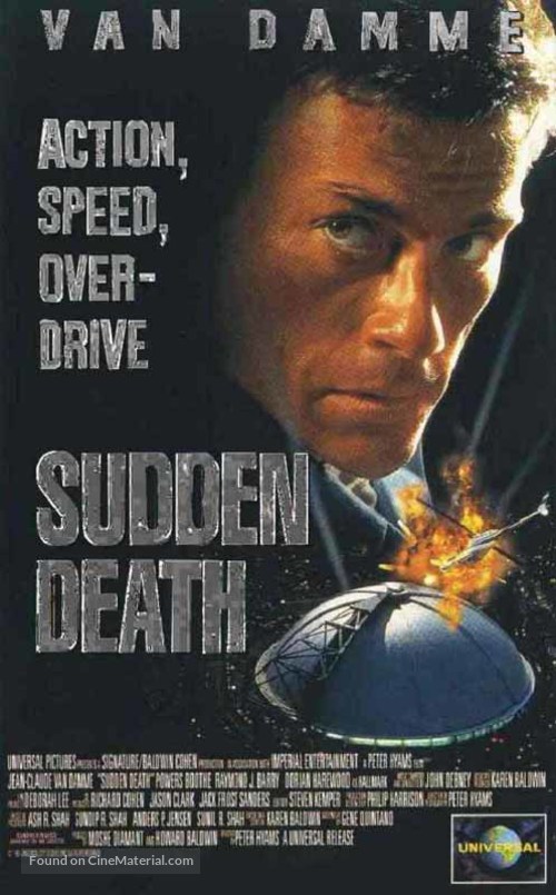 Sudden Death - German VHS movie cover