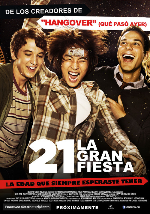 21 and Over - Argentinian Movie Poster