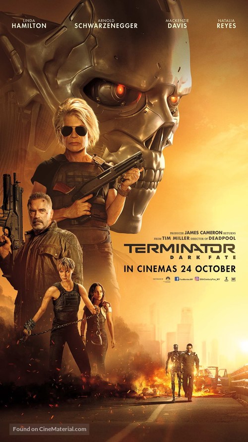 Terminator: Dark Fate - Malaysian Movie Poster