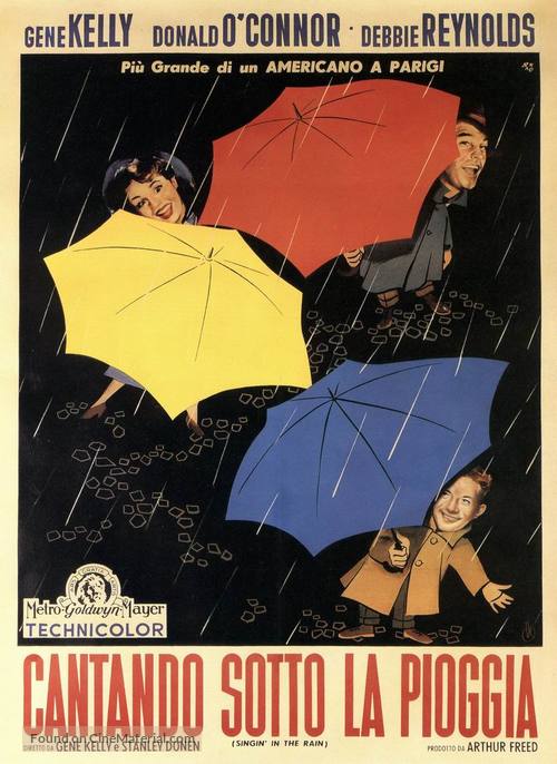 Singin&#039; in the Rain - Italian Movie Poster