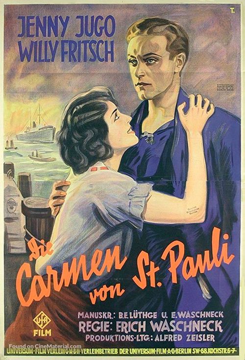 Die Carmen von St. Pauli - German Movie Poster