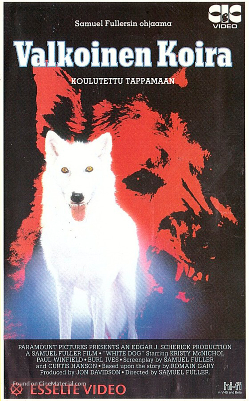 White Dog - Finnish Movie Cover