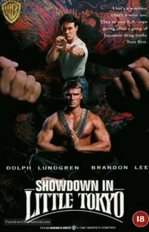 Showdown In Little Tokyo - British VHS movie cover