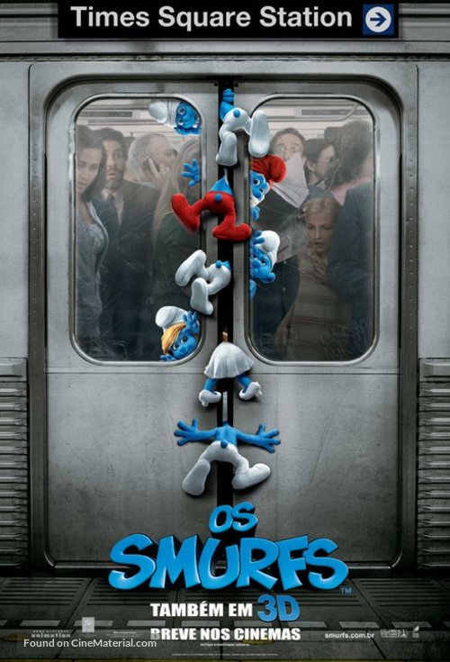 The Smurfs - Brazilian Movie Poster