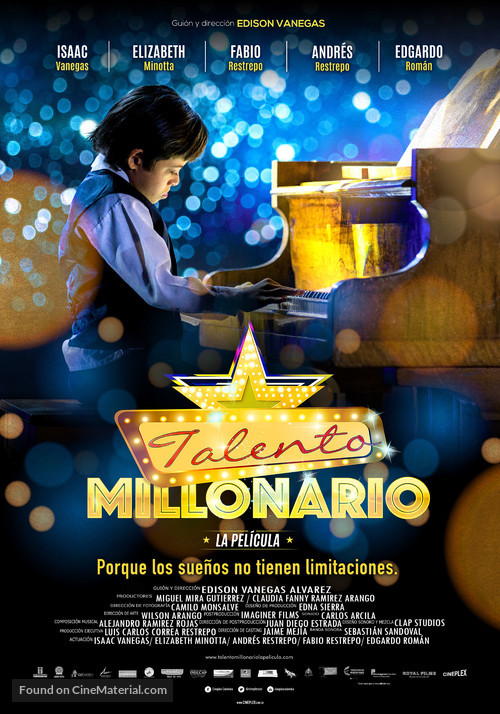Talento Millonario - Colombian Movie Poster