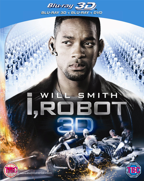 I, Robot - British Blu-Ray movie cover