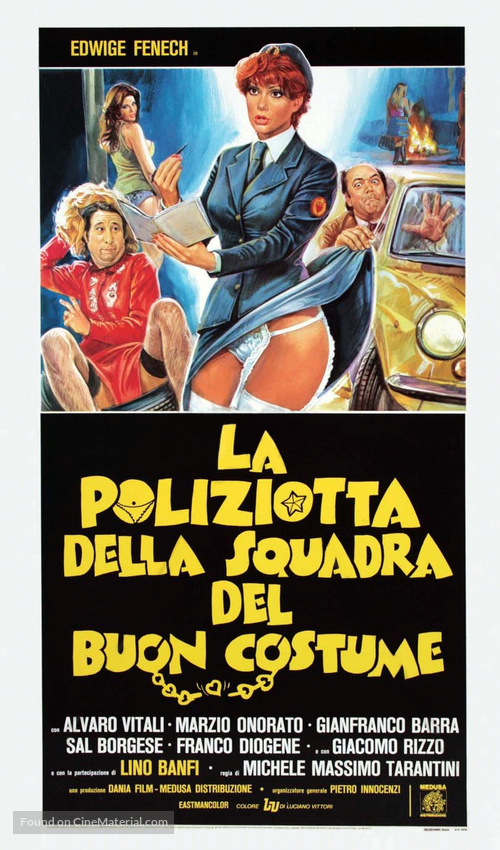 La poliziotta della squadra del buon costume - Italian Motion movie poster