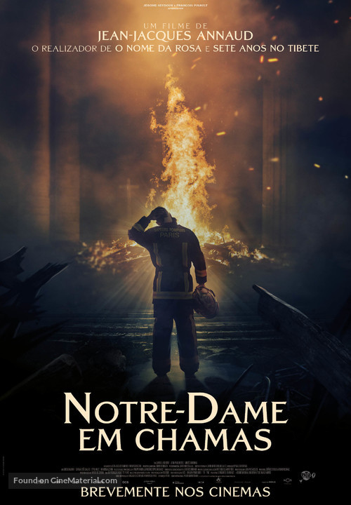 Notre-Dame br&ucirc;le - Portuguese Movie Poster