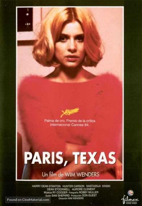 Paris, Texas - Spanish Movie Cover