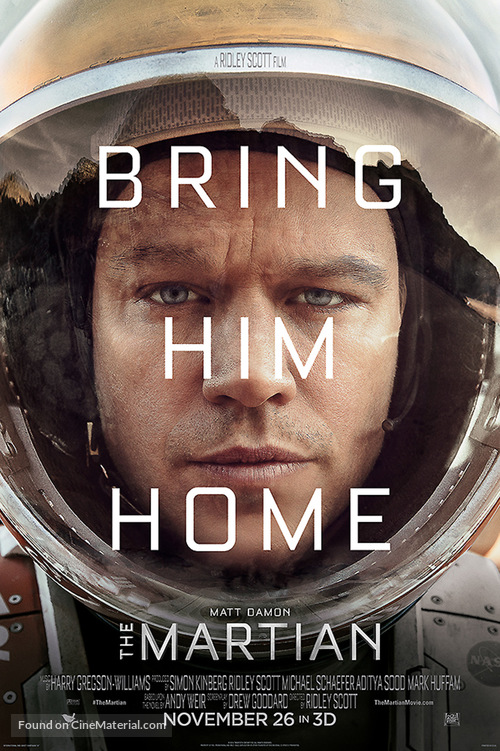 The Martian - Movie Poster