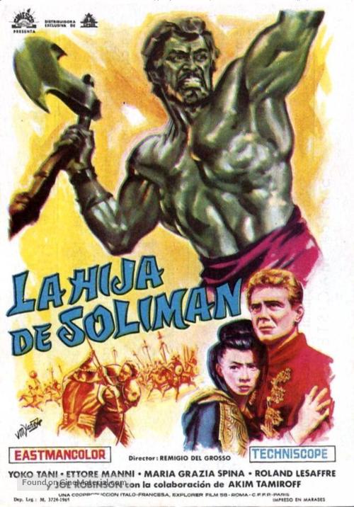 Ursus e la ragazza tartara - Spanish Movie Poster