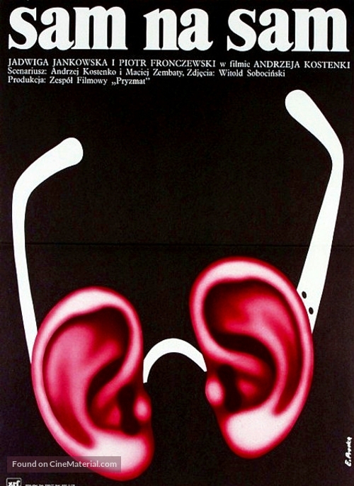 Sam na sam - Polish Movie Poster