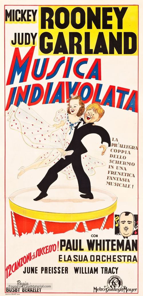 Strike Up the Band - Italian Movie Poster
