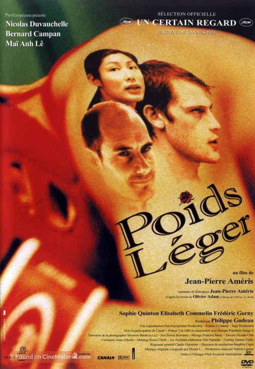 Poids l&eacute;ger - French DVD movie cover