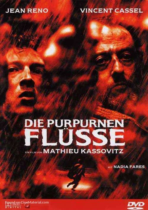 Les rivi&egrave;res pourpres - German DVD movie cover