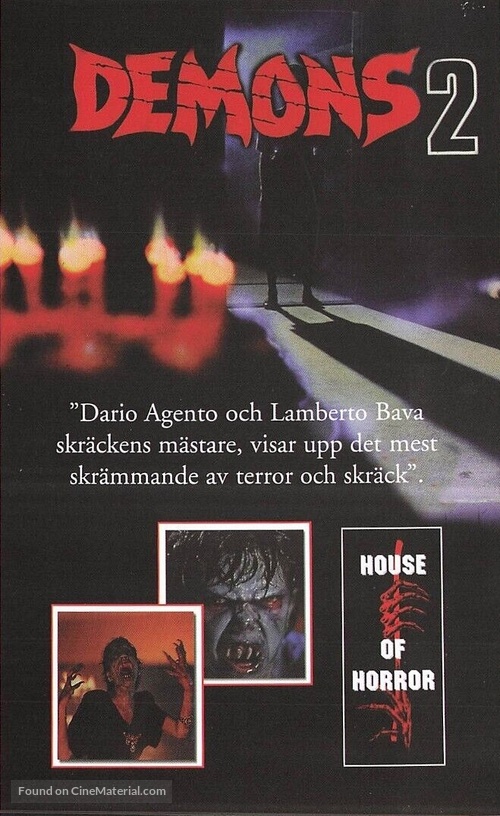 D&egrave;moni 2... l&#039;incubo ritorna - Swedish VHS movie cover