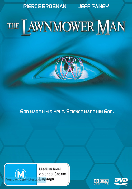 The Lawnmower Man - Australian DVD movie cover