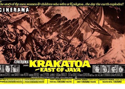 Krakatoa, East of Java - British Movie Poster