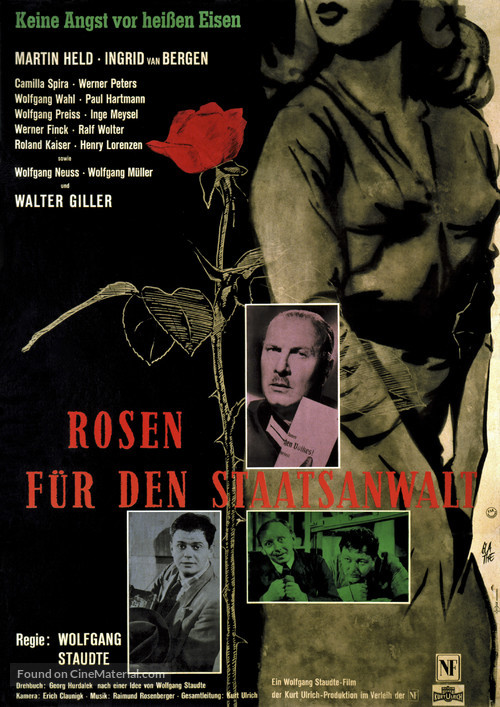 Rosen f&uuml;r den Staatsanwalt - German Movie Poster