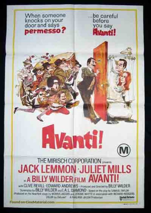 Avanti! - Australian Movie Poster