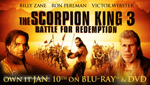 The Scorpion King 3: Battle for Redemption - Video release movie poster