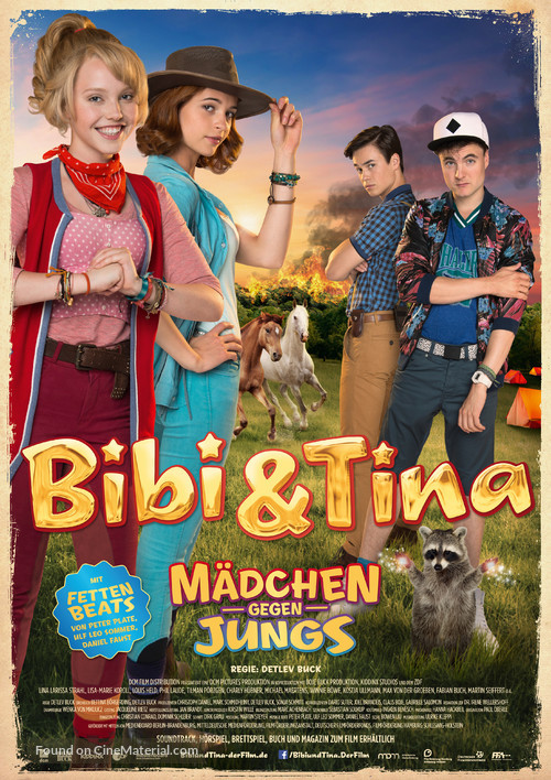 Bibi &amp; Tina: M&auml;dchen gegen Jungs - German Movie Poster