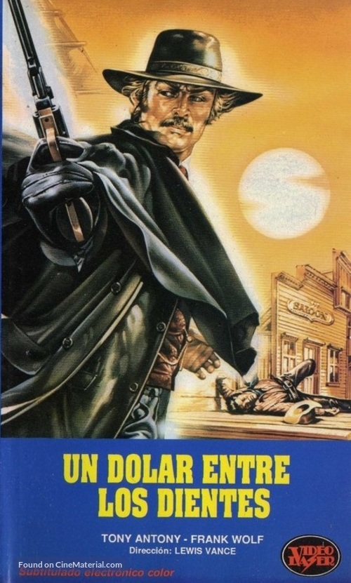 Un dollaro tra i denti - Argentinian VHS movie cover