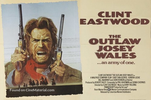 The Outlaw Josey Wales - British Movie Poster