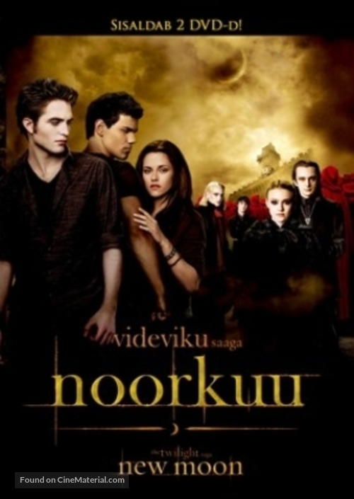 The Twilight Saga: New Moon - Estonian Movie Cover