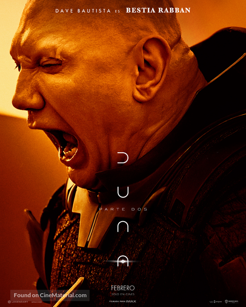 Dune Part Two (2024) Argentinian movie poster
