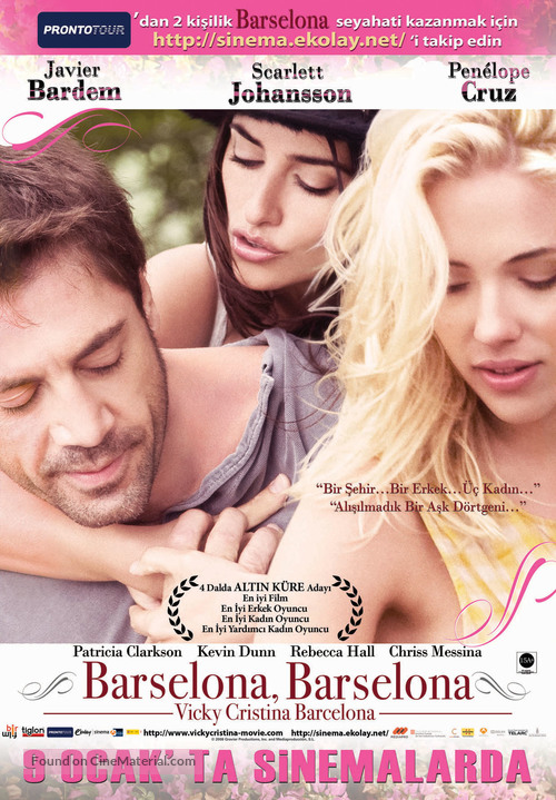 Vicky Cristina Barcelona - Turkish Movie Poster