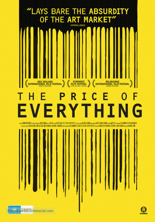 The Price of Everything - Australian Movie Poster