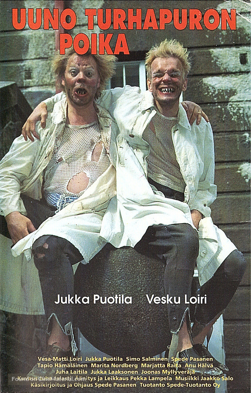 Uuno Turhapuron poika - Finnish VHS movie cover