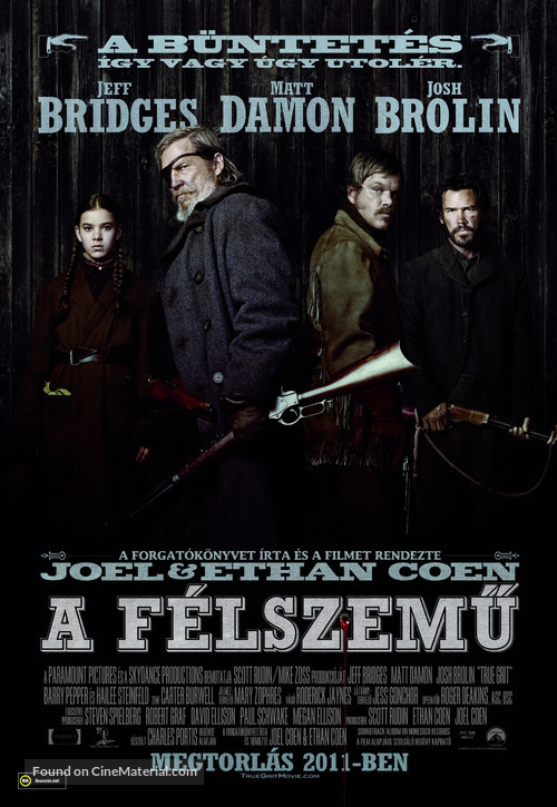 True Grit - Hungarian Movie Poster