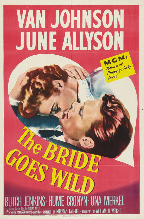 The Bride Goes Wild - Movie Poster