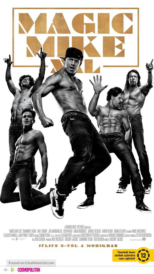 Magic Mike XXL - Hungarian Movie Poster