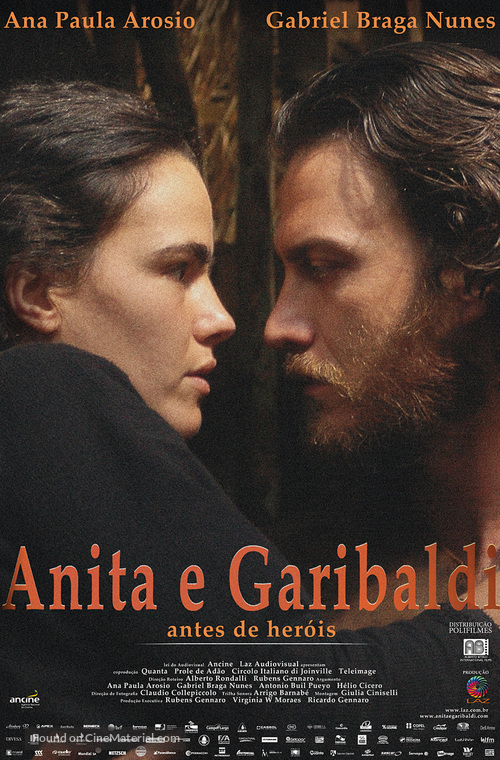 Anita e Garibaldi - Brazilian Movie Poster