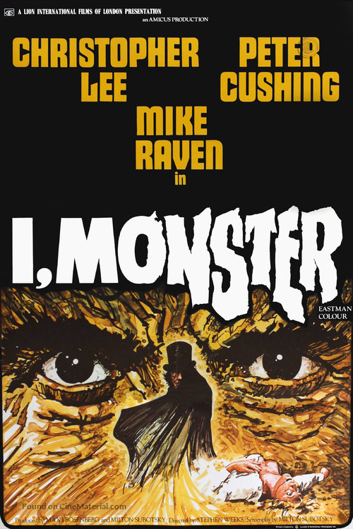 I, Monster - British Movie Poster