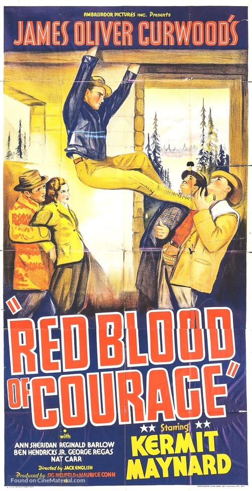 The Red Blood of Courage - Movie Poster