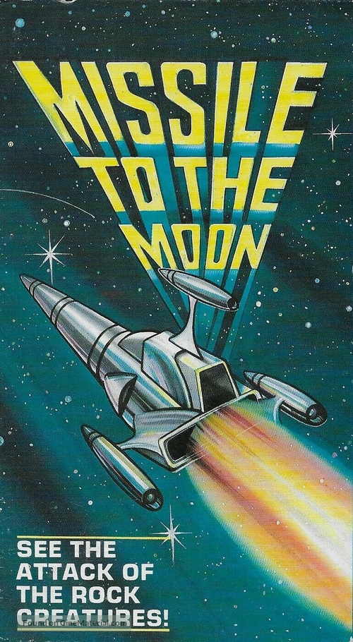 Missile to the Moon - VHS movie cover
