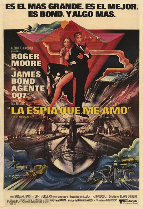 The Spy Who Loved Me - Argentinian Movie Poster