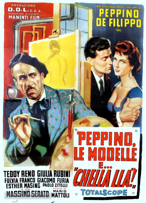 Peppino, le modelle e.... &#039;chella ll&agrave;&#039; - Italian Movie Poster