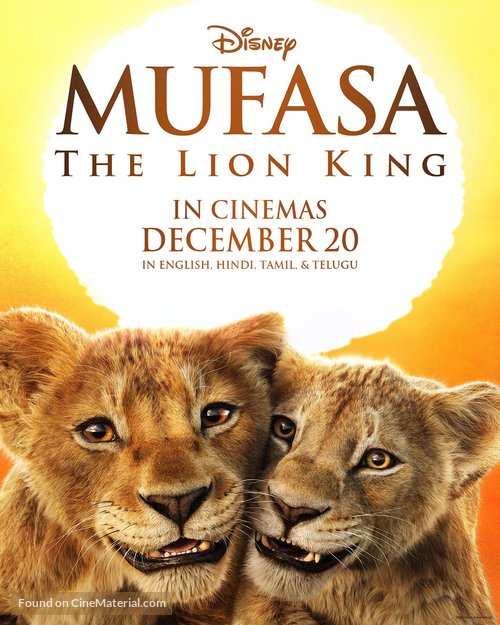 Mufasa: The Lion King - Indian Movie Poster